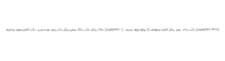 Pea Smashtastic Doodles Again Font