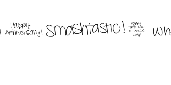 Pea Smashtastic Doodles Again Logo