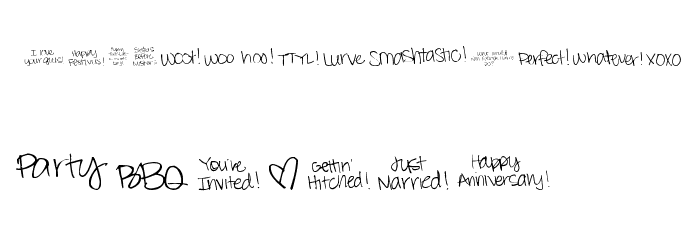 Pea Smashtastic Doodles Again Font LOWERCASE