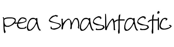 Pea Smashtastic  Скачать бесплатные шрифты