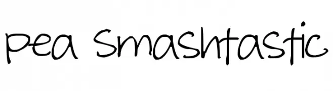Pea Smashtastic  नि: शुल्क फ़ॉन्ट्स डाउनलोड