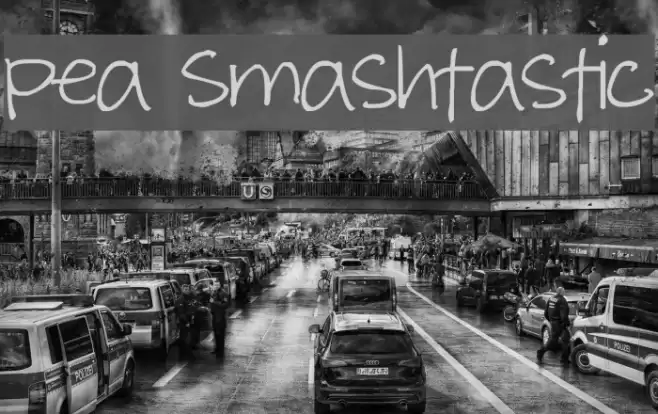 Pea Smashtastic フォント examples