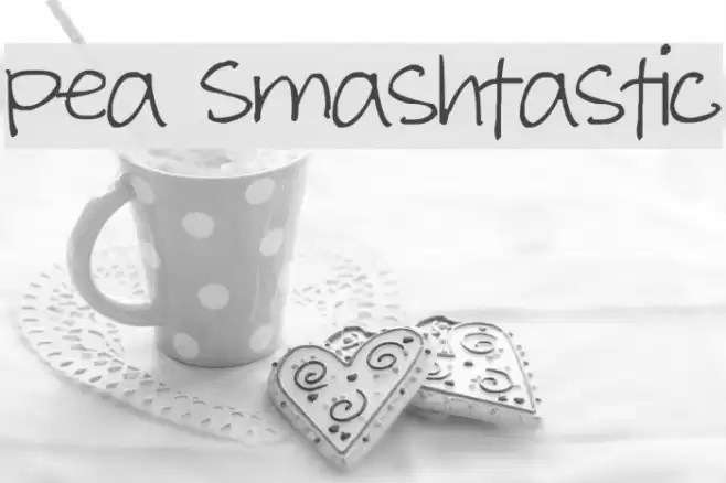 Pea Smashtastic フォント examples