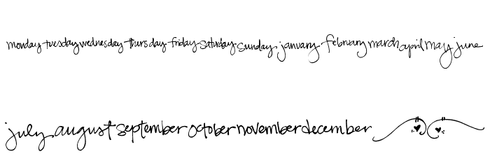 Pea Snoflake Doodles Font LOWERCASE