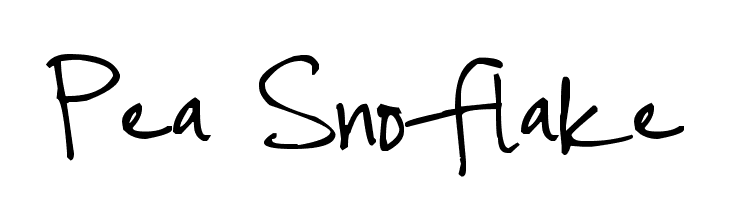 Pea Snoflake  免费字体下载