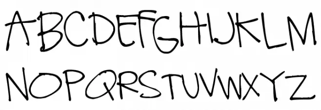 Pea Snoflake Schriftart Groß