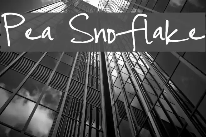 Pea Snoflake  examples