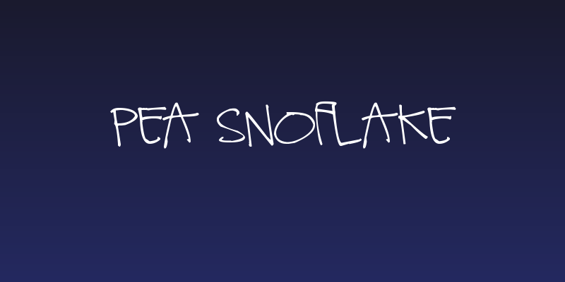 Pea Snoflake Social Header