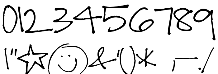 Pea Snow Font OTHER CHARS