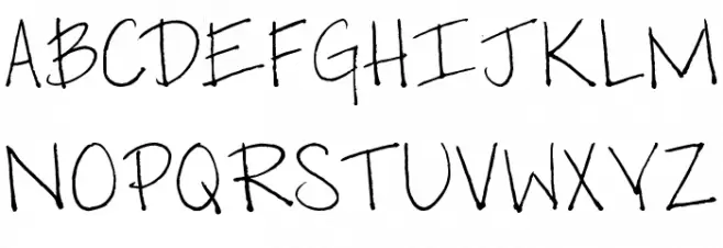 Pea So Lovely Schriftart Groß