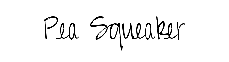 Pea Squeaker  Fuentes Gratis Descargar