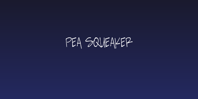 Pea Squeaker Social Header