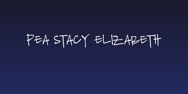 Pea Stacy Elizabeth Social Header
