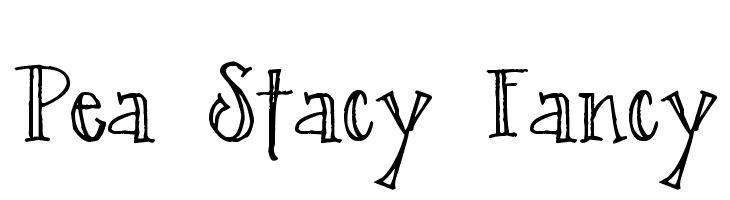 Pea Stacy Fancy Font - FFonts.net