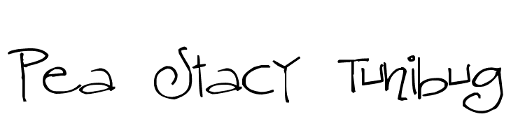 Pea Stacy Tunibug  Frei Schriftart Herunterladen