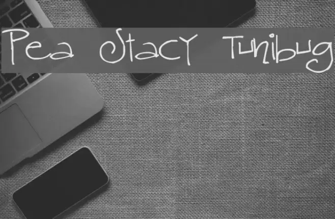 Pea Stacy Tunibug Font examples