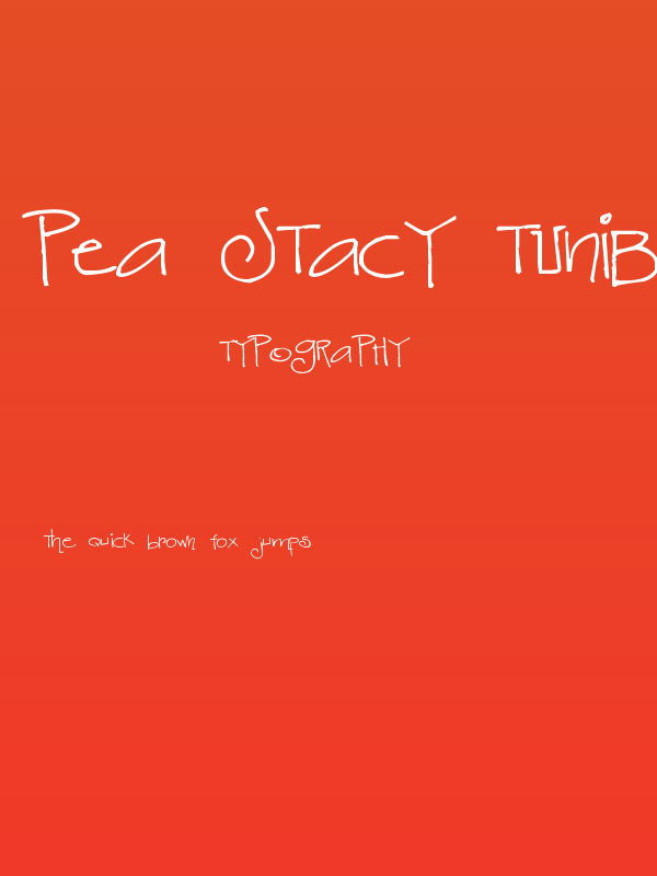 Pea Stacy Tunibug Poster