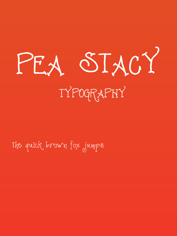 Pea Stacy Poster