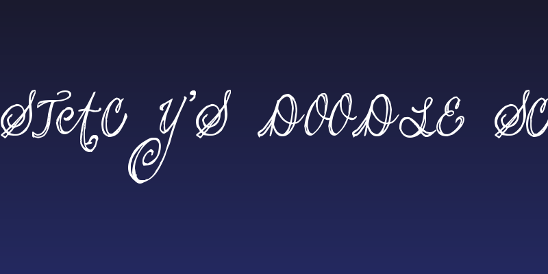 Pea Stacy's Doodle Script Social Header