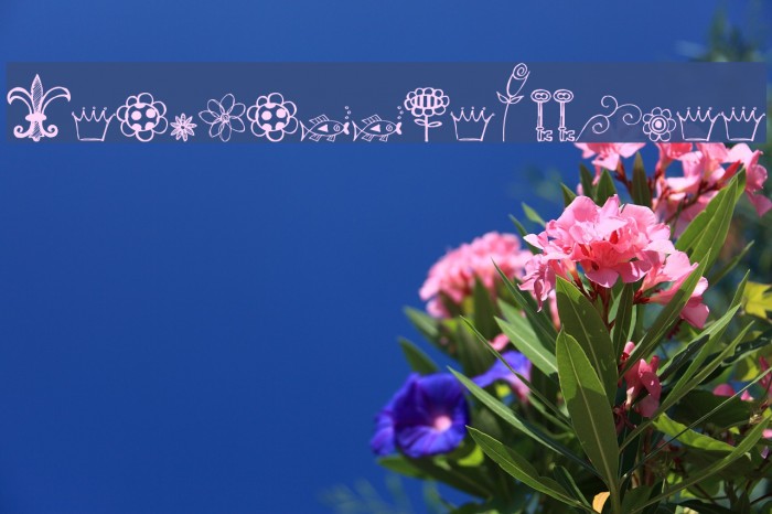 Pea Stacy's Doodles Font examples