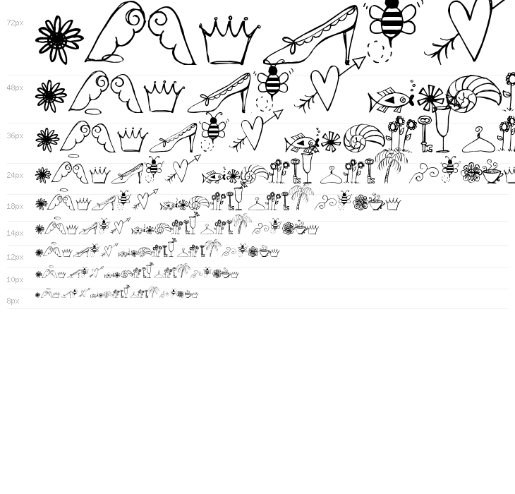 Pea Stacy's Doodles Waterfall