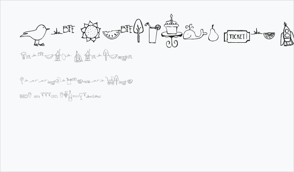 Pea Stacy's New Doodles Business Card