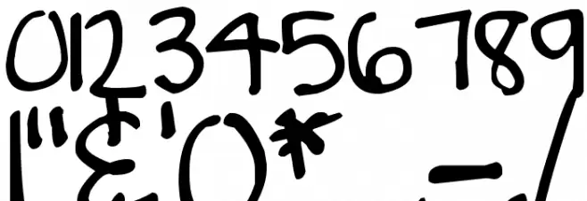 Pea Star Star Font OTHER CHARS