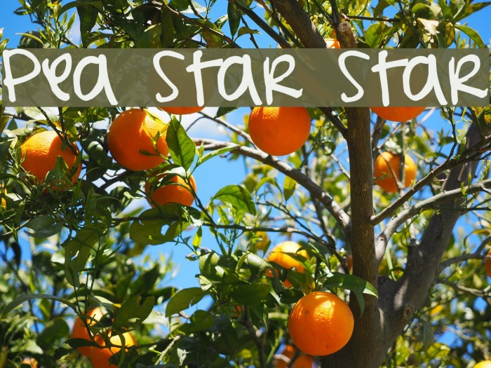 Pea Star Star Example 1