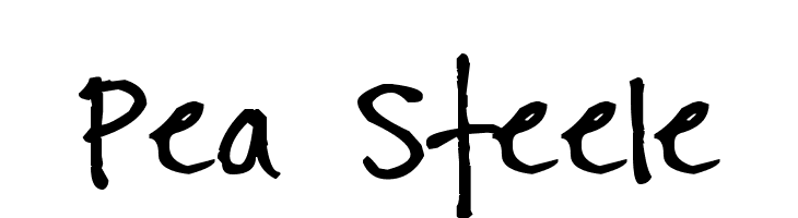 Pea Steele Font