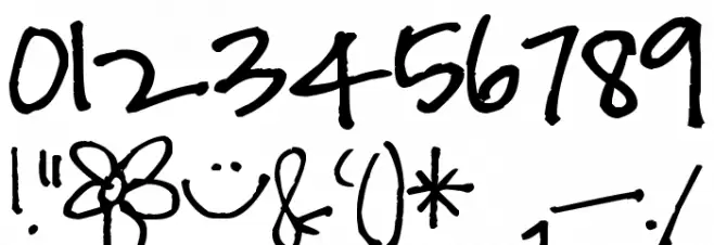 Pea Steele Font OTHER CHARS