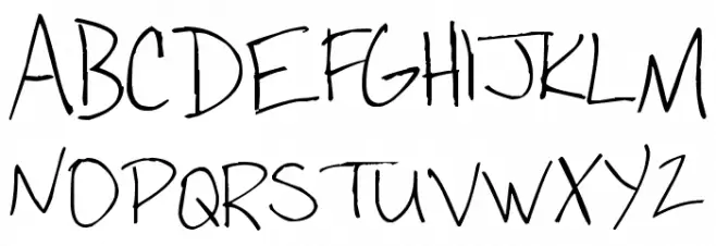 Pea Stefanieva Schriftart Groß