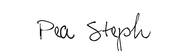 Pea Steph  font caratteri gratis