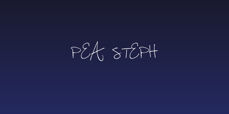 Pea Steph Social Header