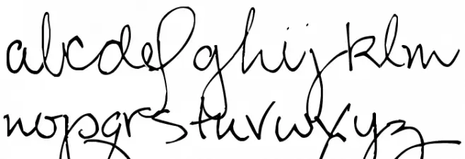 Pea Steph 字体 小写
