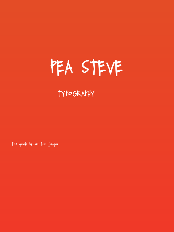 Pea Steve Poster