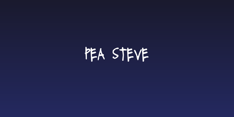 Pea Steve Social Header
