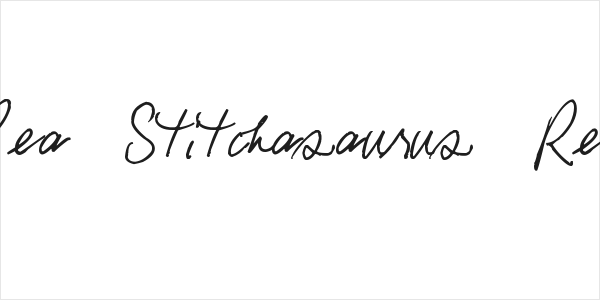 Pea Stitchasaurus Rex Logo