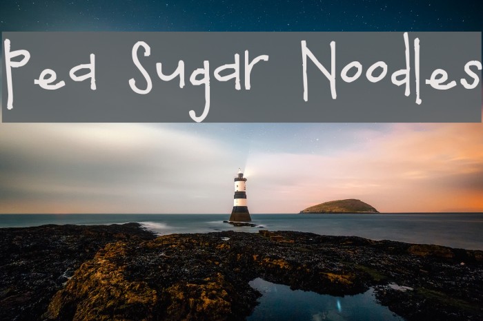 Pea Sugar Noodles Example 1