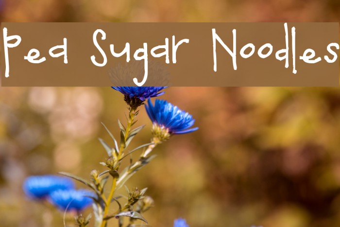 Pea Sugar Noodles Example 2