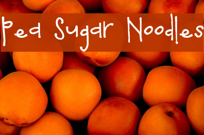 Pea Sugar Noodles Example 3