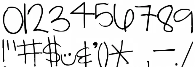 Pea Summer Sweetness Font OTHER CHARS