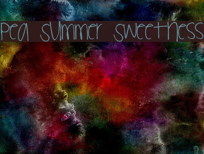 Pea Summer Sweetness Example 1