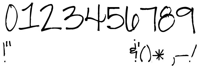 Pea Superamy Font OTHER CHARS