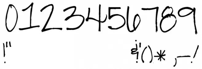 Pea Superamy Font OTHER CHARS