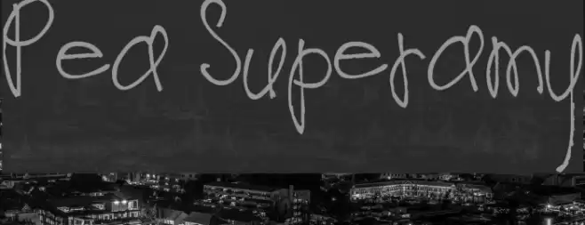 Pea Superamy Font examples