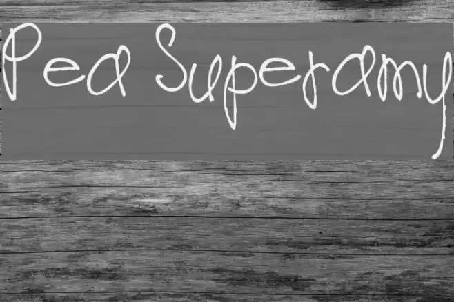 Pea Superamy Font examples