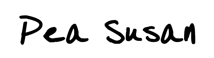 Pea Susan  免费字体下载