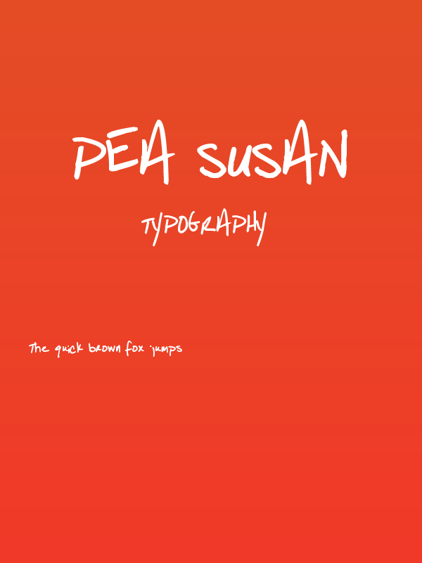 Pea Susan Poster