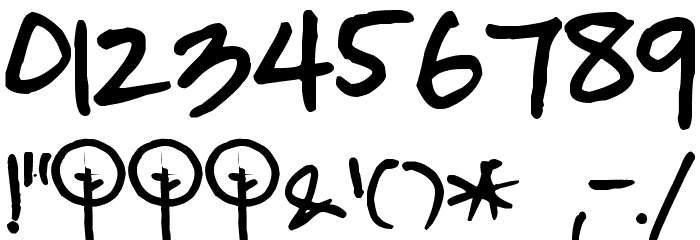 Pea Susela Font OTHER CHARS