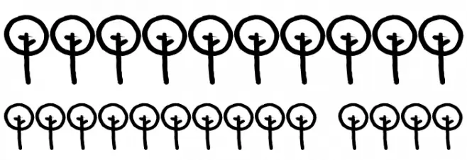 Pea Susie Trees Font OTHER CHARS